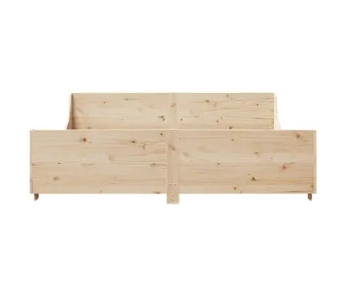 Gulta Bez Matrača, 180X200 Cm, Priedes Masīvkoks Vidaxl