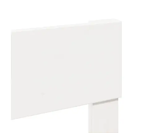 Gulta Bez Matrača, Balts, 140X200 Cm, Priedes Masīvkoks Vidaxl