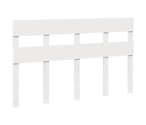 Voodiraam Ilma Madratsita, Valge, 150 X 200 cm Männipuit