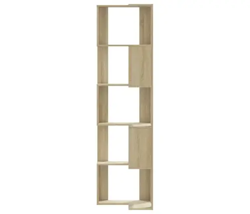 5-Korruseline Raamaturiiul Sonoma Tamm 50X50X179 Cm Tehispuit