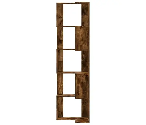 5-Korruseline Raamaturiiul Suitsutatud Tamm 50X50X179 Tehispuit