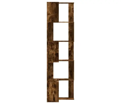 5-Korruseline Raamaturiiul Suitsutatud Tamm 50X50X179 Tehispuit