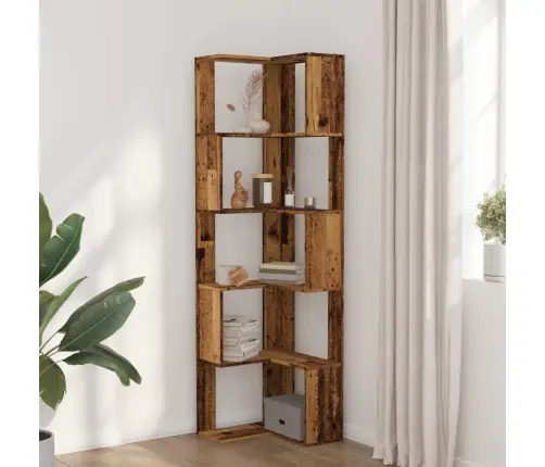 5-Līmeņu Grāmatu Plaukts, Veca Koka, 50X50X179 Cm, Koks Vidaxl 5-Līmeņu Grāmatu Plaukts, Veca Koka, 50X50X179 Cm, Koks Vidaxl