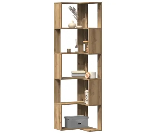 5-Līmeņu Grāmatu Plaukts, Koka Krāsa, 50X50X179 Cm, Koks Vidaxl