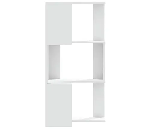 Kampinė Spinta, 3 Aukštų, Baltos, 50X50X102cm Mediena