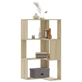 3-Korruseline Sonoma Tamm 50X50X102 Cm Tehispuit