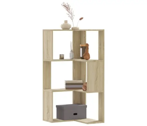3-Korruseline Sonoma Tamm 50X50X102 Cm Tehispuit