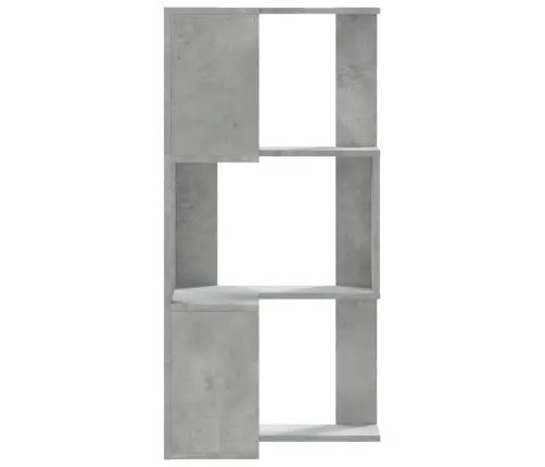 3-Līmeņu Grāmatu Plaukts, Pelēks,50X50X102Cm, Inženierijas Koks Vidaxl