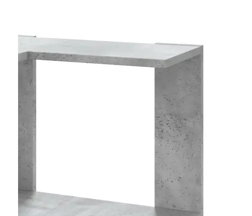 3-Līmeņu Grāmatu Plaukts, Pelēks,50X50X102Cm, Inženierijas Koks Vidaxl