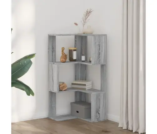 3-Korruseline Raamaturiiul Hall Sonoma 50X50X102 Cm Tehispuit