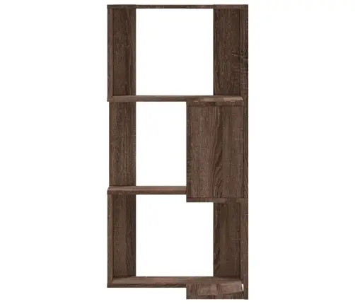 3-Līmeņu Grāmatu Plaukts, Brūna Ozola, 50X50X102 Cm, Koks Vidaxl