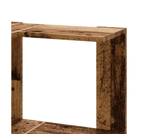 Kampinė Spinta, 3 Aukštų, Medienos, 50X50X102cm Mediena