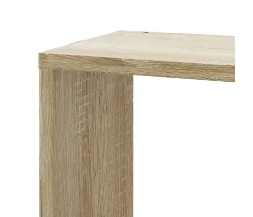 Sieninė Kampinė Lentyna, Sonoma Ąžuolo, 45X45X147cm Mediena