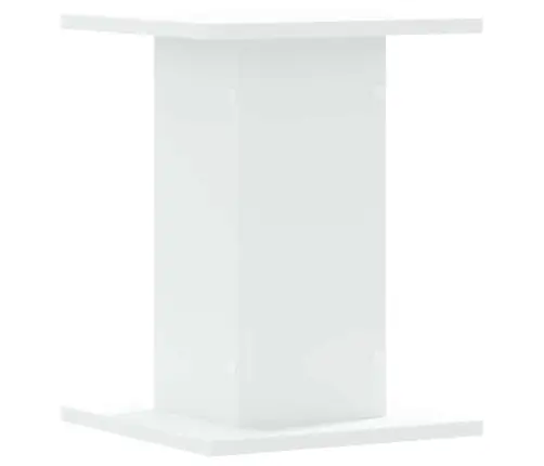 Garsiakalbių Stovai, 2Vnt., Balti, 30X30X40cm Apdirbta Mediena