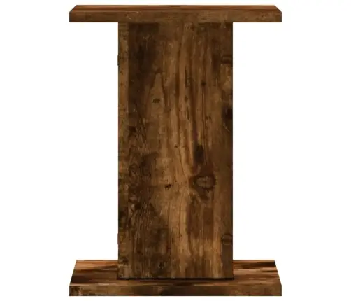 Kõlarialused 2 Tk, Suitsutatud Tamm, 30X30X40 cm Tehispuit