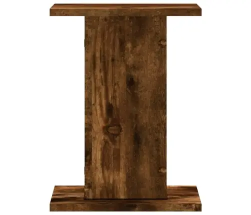 Kõlarialused 2 Tk, Suitsutatud Tamm, 30X30X40 cm Tehispuit