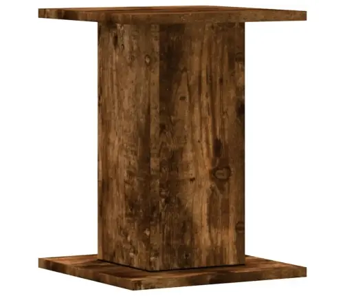 Kõlarialused 2 Tk, Suitsutatud Tamm, 30X30X40 cm Tehispuit