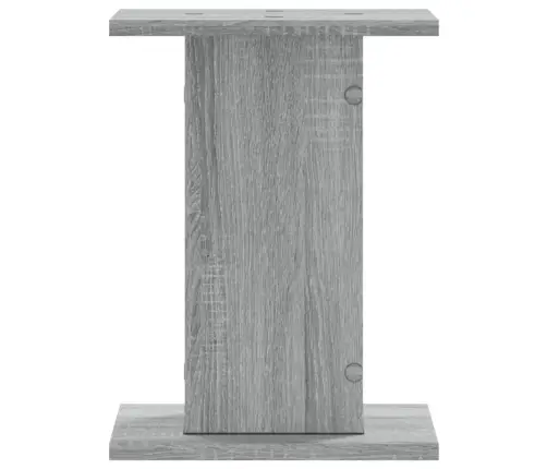 Skaļruņu Statīvi, 2 Gab., Pelēka Ozola, 30X30X40 Cm, Koks Vidaxl