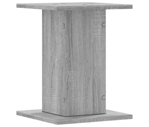 Skaļruņu Statīvi, 2 Gab., Pelēka Ozola, 30X30X40 Cm, Koks Vidaxl