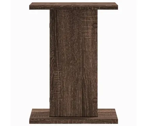 Garsiakalbių Stovai, 2Vnt., Rudi Ąžuolo, 30X30X40cm Mediena