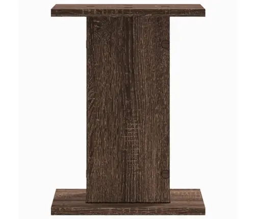 Garsiakalbių Stovai, 2Vnt., Rudi Ąžuolo, 30X30X40cm Mediena