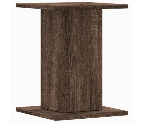Garsiakalbių Stovai, 2Vnt., Rudi Ąžuolo, 30X30X40cm Mediena
