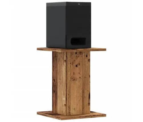 Kõlarialused 2 Tk, Vana Puit, 30X30X40 cm Tehispuit