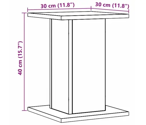 Skaļruņu Statīvi, 2 Gab., Koka Krāsa, 30X30X40 Cm, Koks Vidaxl