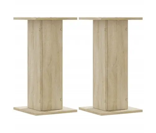 Kõlarialused 2 Tk, Sonoma Tamm, 30 X 30 X 60 cm Tehispuit
