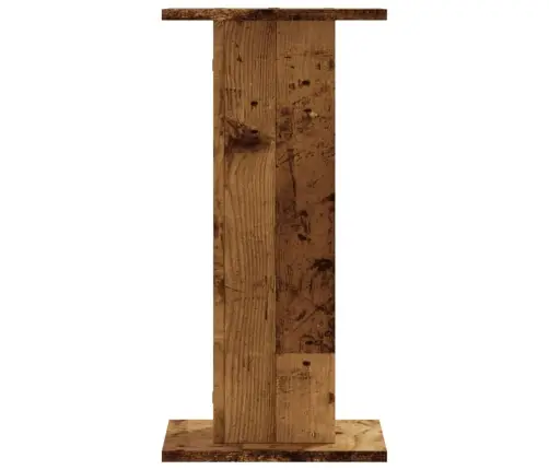 Skaļruņu Statīvi, 2 Gab., Veca Koka Krāsā, 30X30X60 Cm, Koks Vidaxl