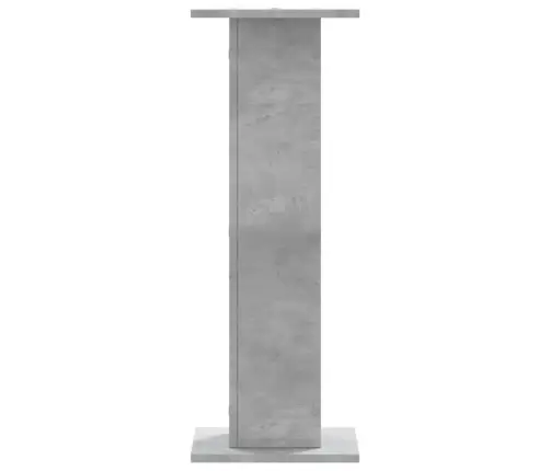 Skaļruņu Statīvi, 2 Gab., Betona Pelēks, 30X30X80 Cm, Koks Vidaxl