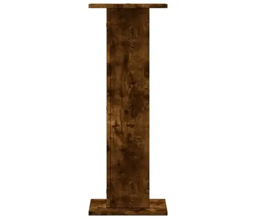 Skaļruņu Statīvi, 2 Gab., Ozolkoka Krāsa, 30X30X80 Cm, Koks Vidaxl