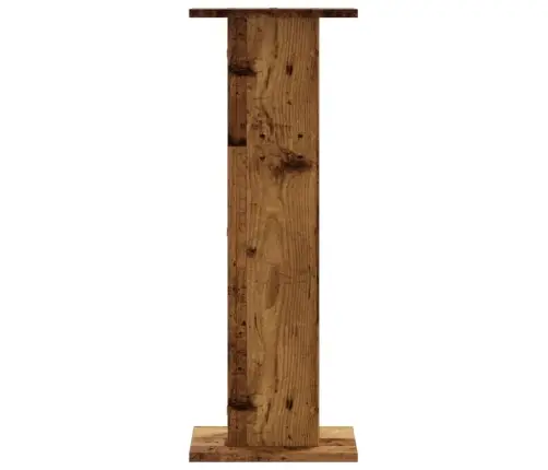 Kõlarialused 2 Tk, Vana Puit, 30X30X80 cm Tehispuit