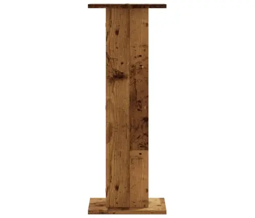 Kõlarialused 2 Tk, Vana Puit, 30X30X80 cm Tehispuit