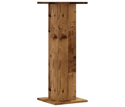 Kõlarialused 2 Tk, Vana Puit, 30X30X80 cm Tehispuit