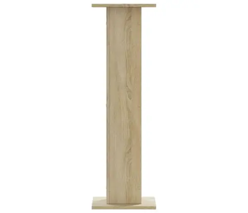 Skaļruņu Statīvi, 2 Gab., Ozolkoka Krāsa, 30X30X95 Cm, Koks Vidaxl