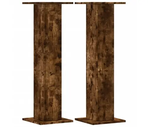 Skaļruņu Statīvi, 2 Gab., Ozolkoka Krāsa, 30X30X95 Cm, Koks Vidaxl