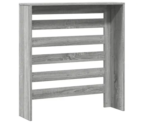 Radiatoriaus Uždangalas, Pilkas, 78X20X82cm Apdirbta Mediena