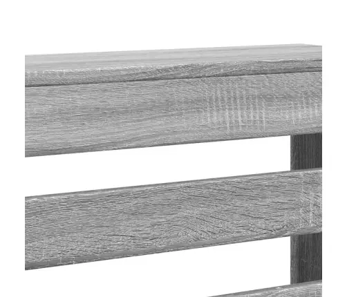 Radiatoriaus Uždangalas, Pilkas, 78X20X82cm Apdirbta Mediena