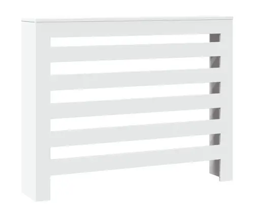 Radiatora Pārsegs, Balts, 104X20X82 Cm, Inženierijas Koks Vidaxl