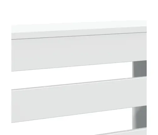Radiatora Pārsegs, Balts, 104X20X82 Cm, Inženierijas Koks Vidaxl