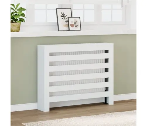 Radiatora Pārsegs, Balts, 104X20X82 Cm, Inženierijas Koks Vidaxl