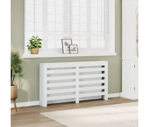 Radiatora Pārsegs, Balts, 149X20X82 Cm, Inženierijas Koks Vidaxl
