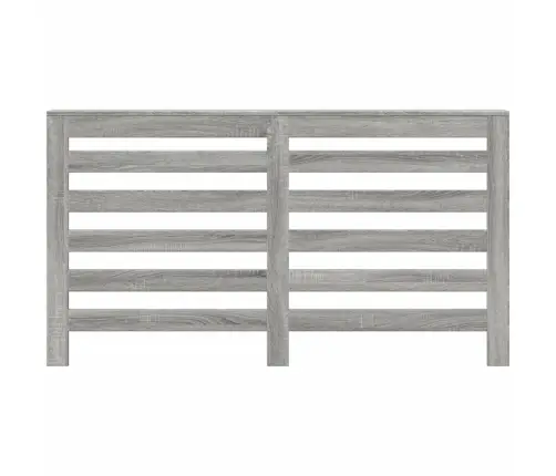 Radiatoriaus Uždangalas, Pilkas, 149X20X82cm Apdirbta Mediena