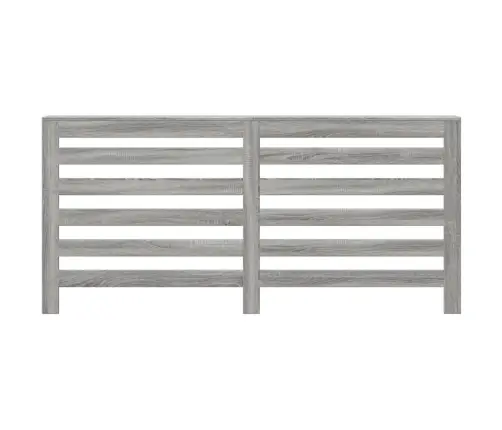 Radiatora Pārsegs, Pelēka Ozola, 175X20X82Cm, Inženierijas Koks Vidaxl