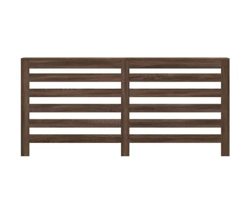 Radiatoriaus Uždangalas, Rudas, 175X20X82cm Apdirbta Mediena