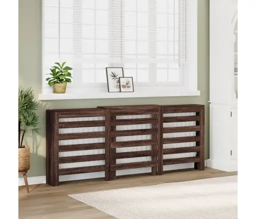 Radiatoriaus Uždangalas, Rudas, 205X21,5X83,5cm Mediena