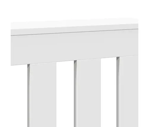 Radiatoriaus Uždangalas, Baltas, 104X20X82cm Apdirbta Mediena