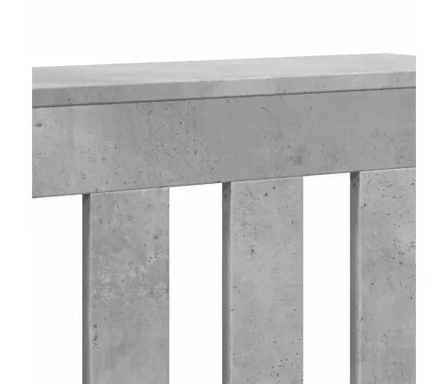 Radiatora Pārsegs, Pelēks, 104X20X82 Cm, Inženierijas Koks Vidaxl