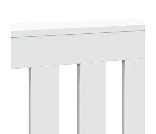 Radiatoriaus Uždangalas, Baltas, 149X20X82cm Apdirbta Mediena